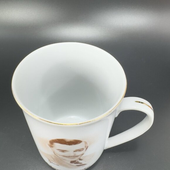 Vintage Hollywood Hall of Fame Museum Porcelain Coffee Mug Cup Clark Gable Mug - Picture 8 of 12
